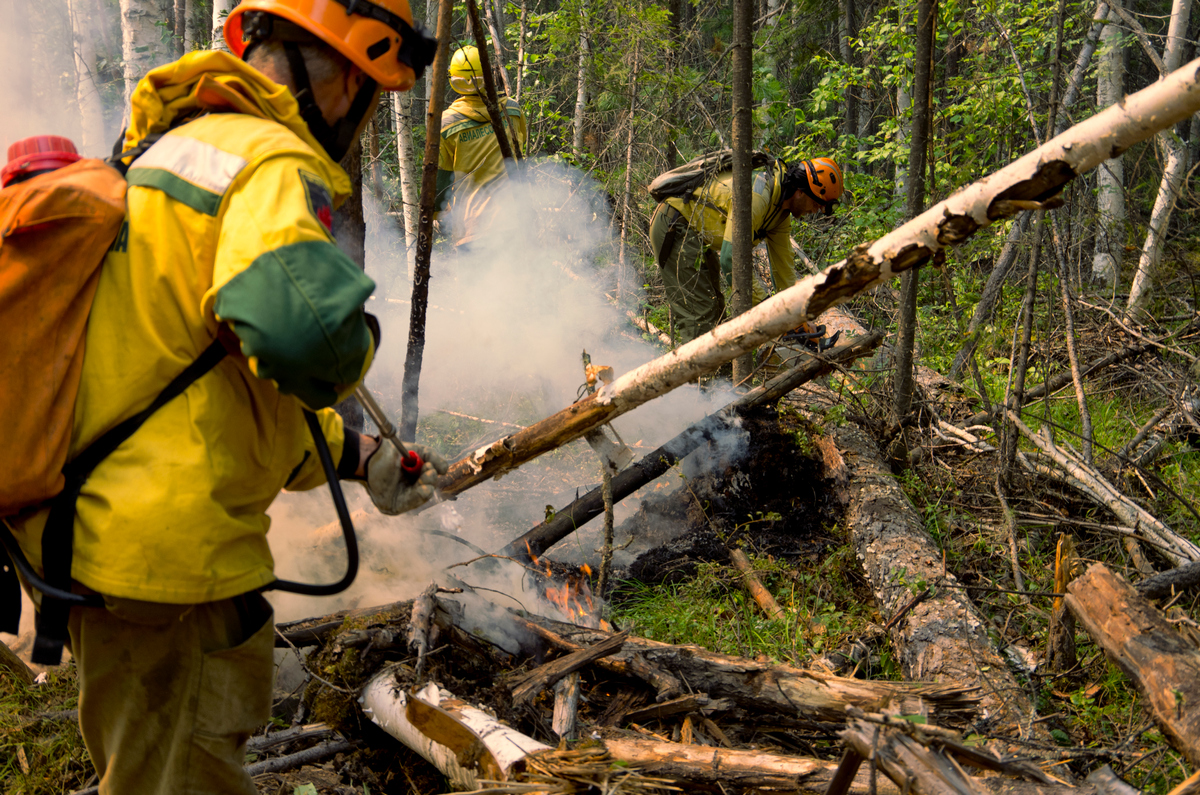 Количество лесных пожаров в Якутии сократилось почти на 90 очагов за последнюю неделю