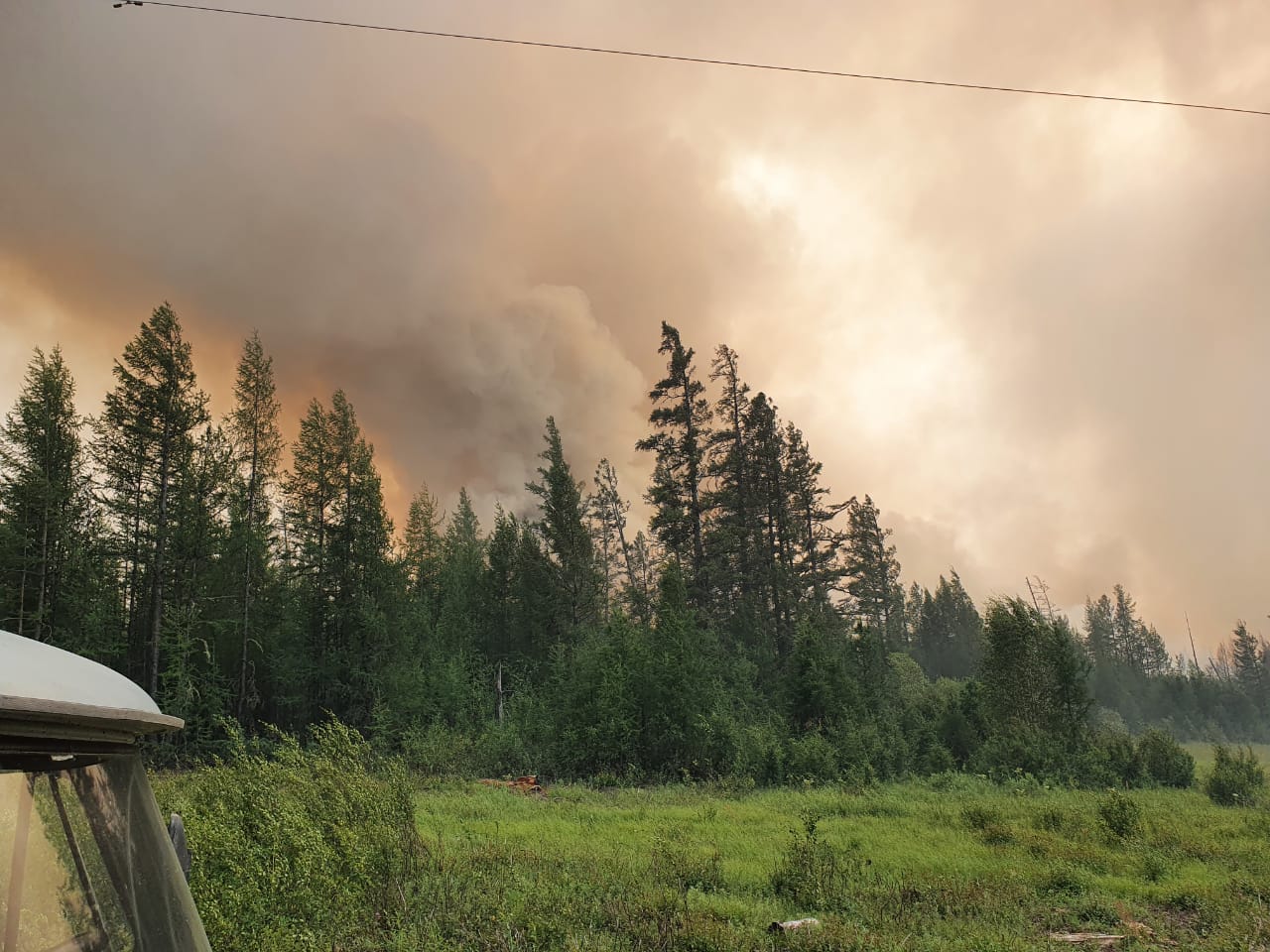 Опашку вдоль ЛЭП для защиты от пожаров проводят в Горном районе Якутии