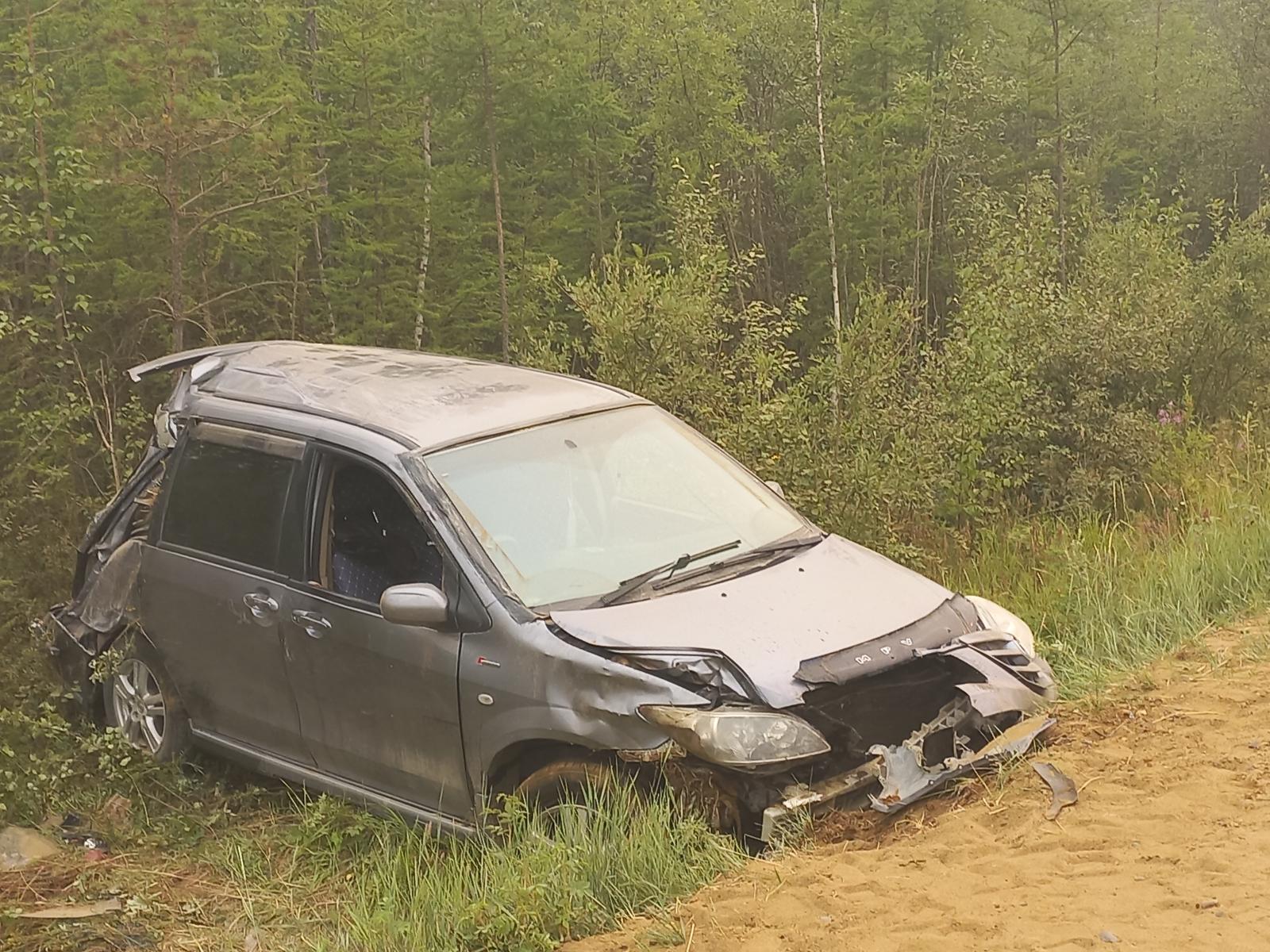 Водитель погиб при опрокидывании машины в Сунтарском районе Якутии