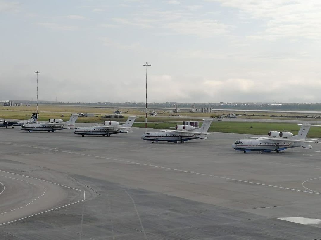 Четвертый Бе-200 приземлился в аэропорту Якутска