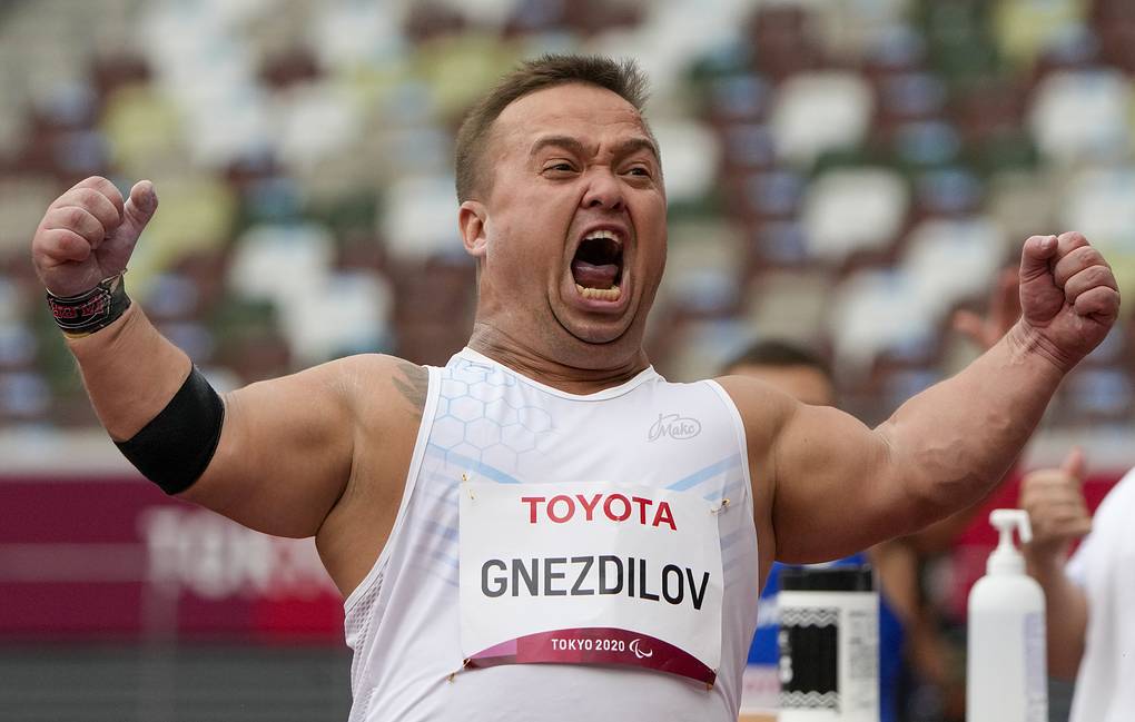 Денис Гнездилов установил новый мировой рекорд в толкании ядра на Паралимпиаде в Токио