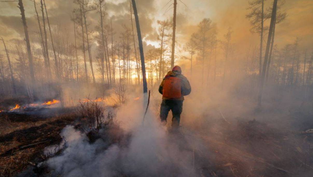 Власти Якутии окажут помощь семье мужчины, который погиб при тушении лесного пожара