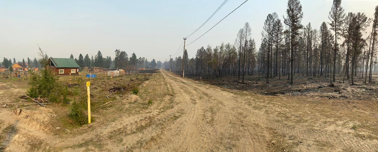 Дома пострадавших от лесного пожара в селе Бясь-Кюель должны восстановить до 10 октября