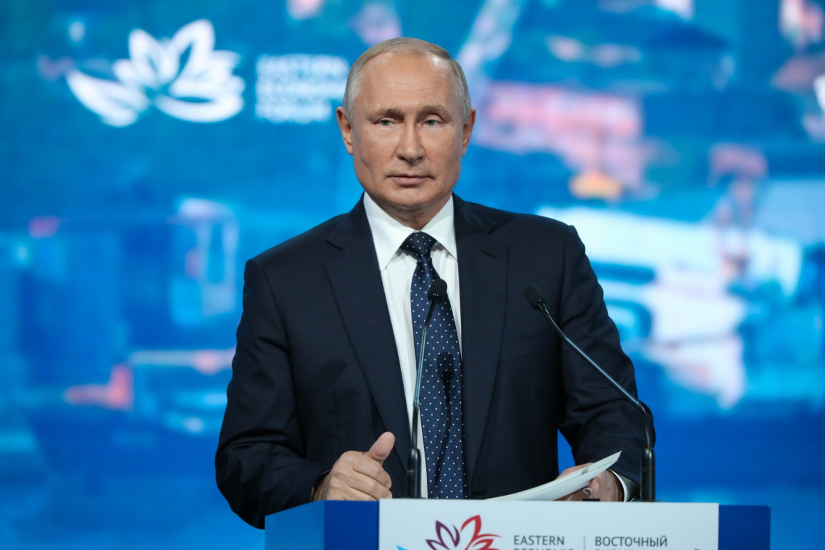 Владимир Путин прибыл на площадку ВЭФ-2021