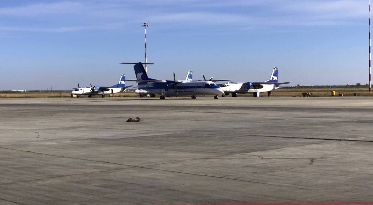 Первый самолет Dash 8 Q300 «Полярных авиалиний» прибыл в Якутск