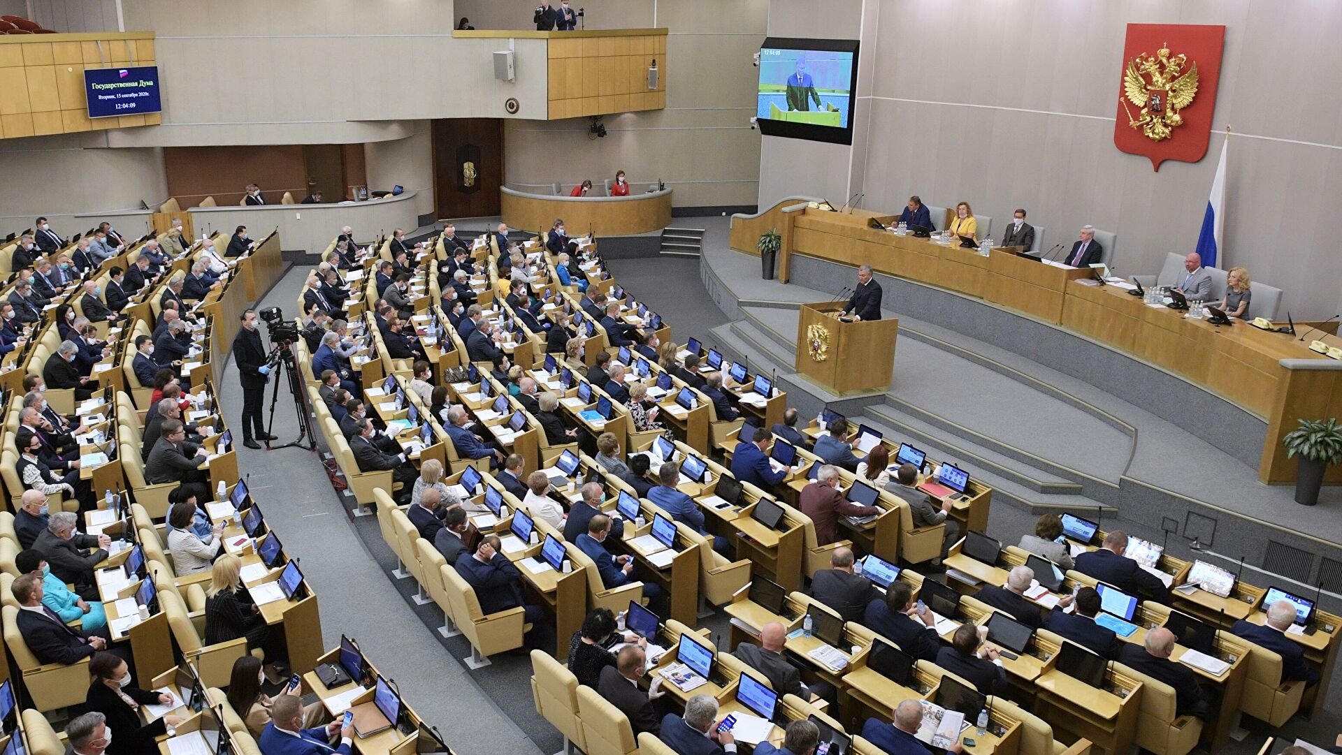 Первое заседание Госдумы нового созыва пройдет 12 октября