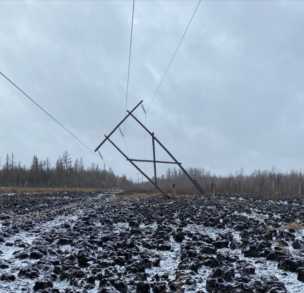 Электроснабжение восстановили в вилюйской группе районов Якутии