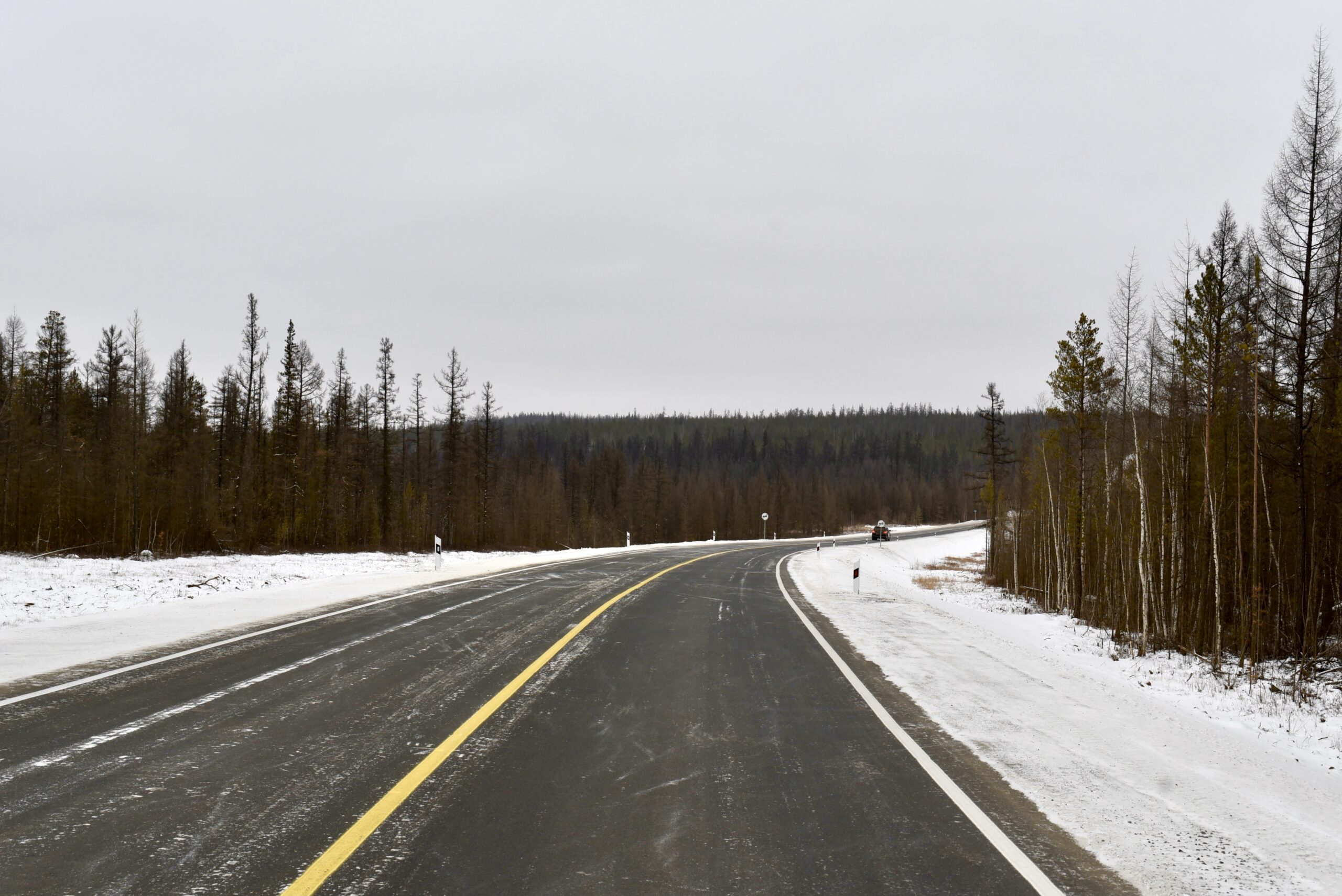 Более 50 км трассы «Вилюй» отремонтировали в Якутии