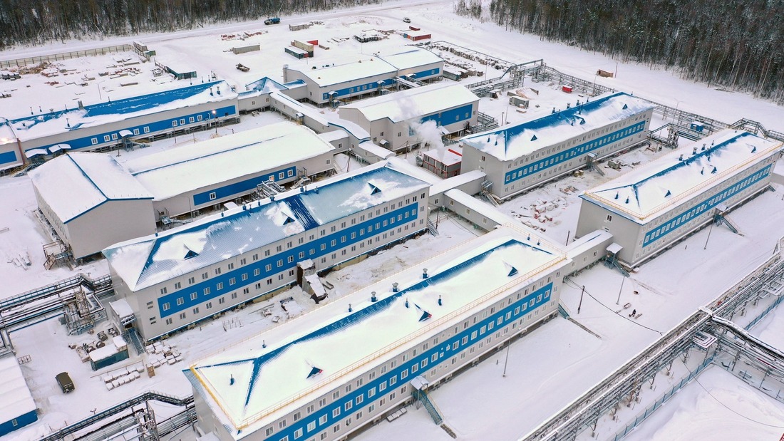Строительство жилых комплексов завершили на Чаяндинском месторождении в Якутии