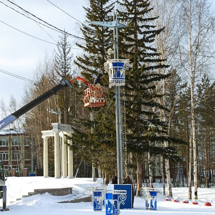 Подготовку к празднованию Нового года начали в Ленске в Якутии