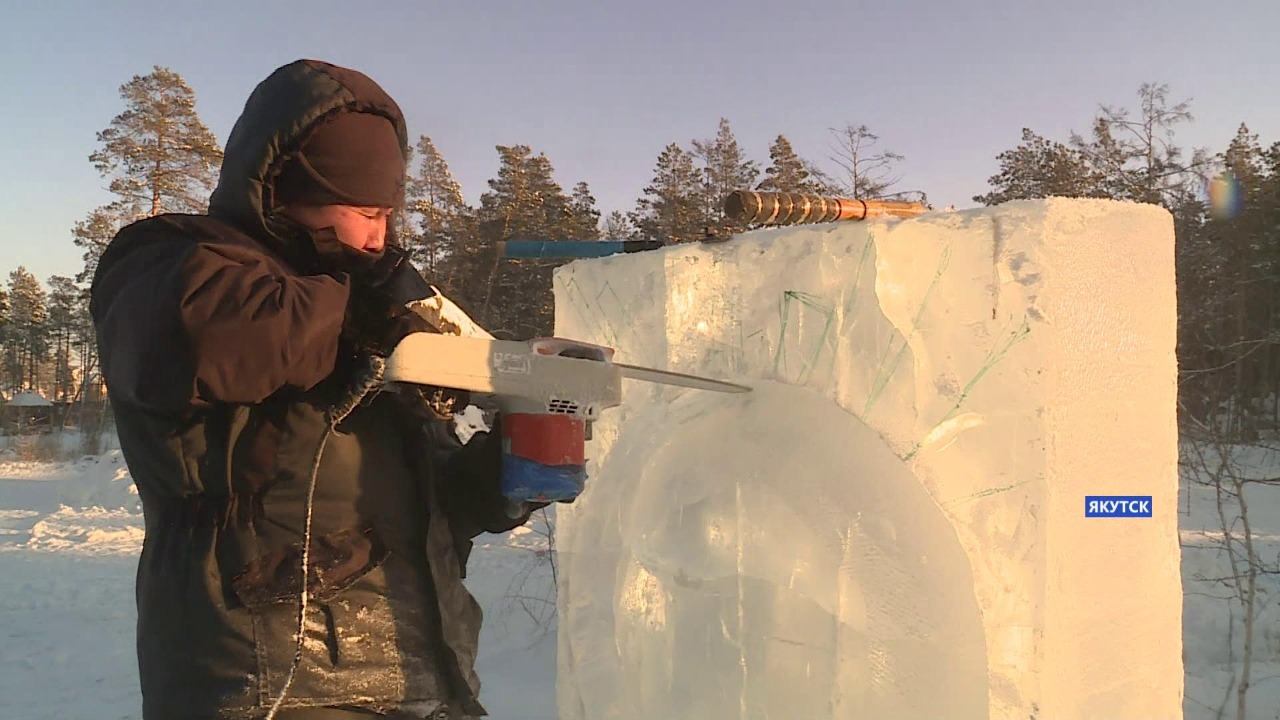 Конкурс ледовых скульптур «Сказочная Арктика» проходит в Якутии