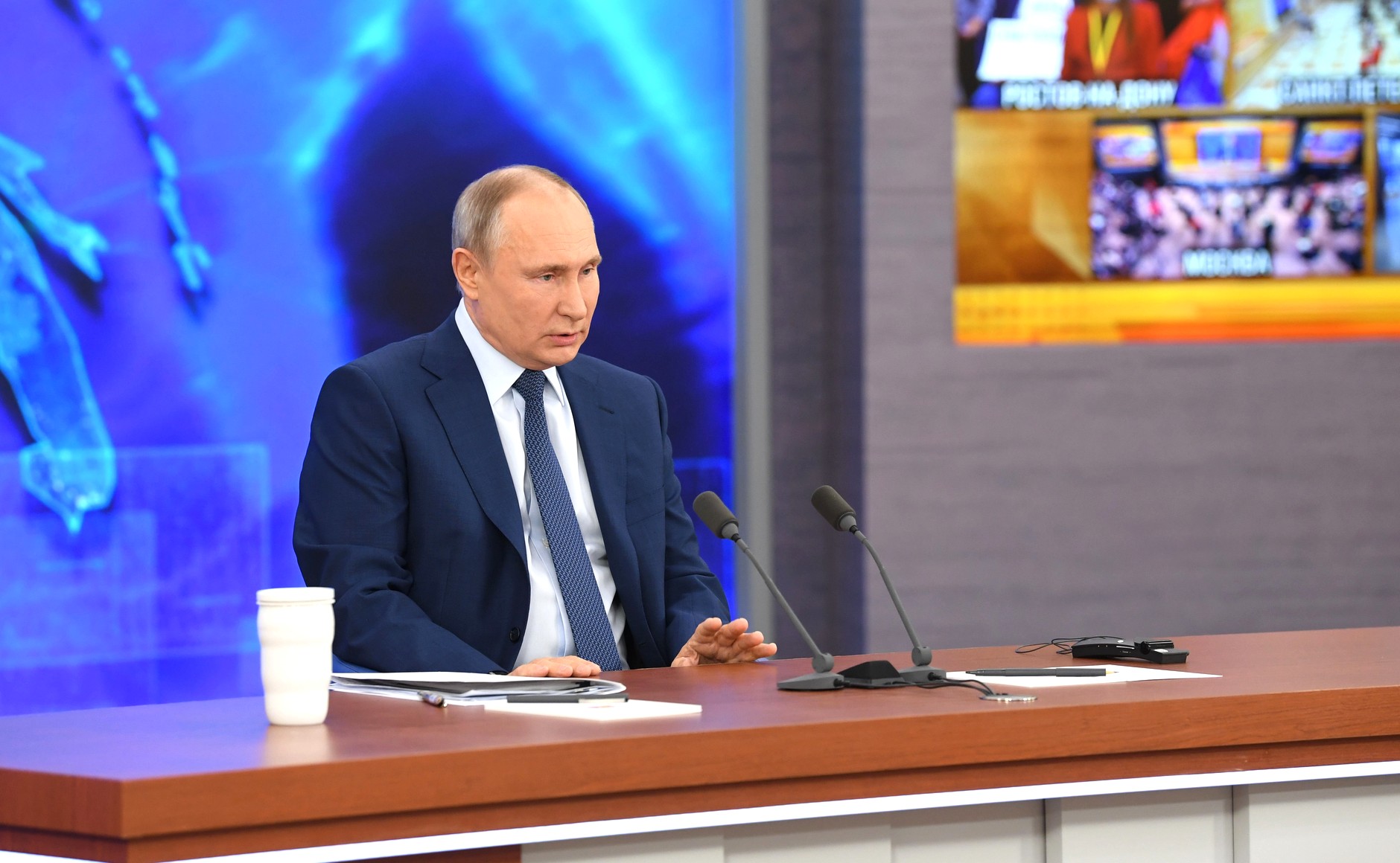 Свыше 500 журналистов примут участие в ежегодной пресс-конференции Владимира Путина