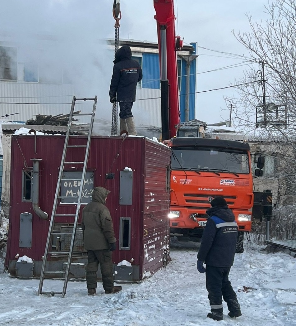 Новый котел планируют запустить в котельной «ОГАТП» Олекминска в Якутии 18 декабря
