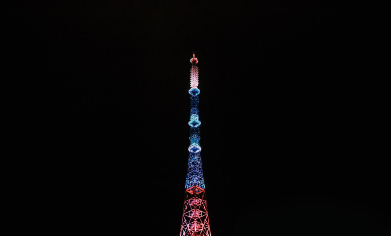 Якутская телебашня загорится цветами российского триколора 12 декабря