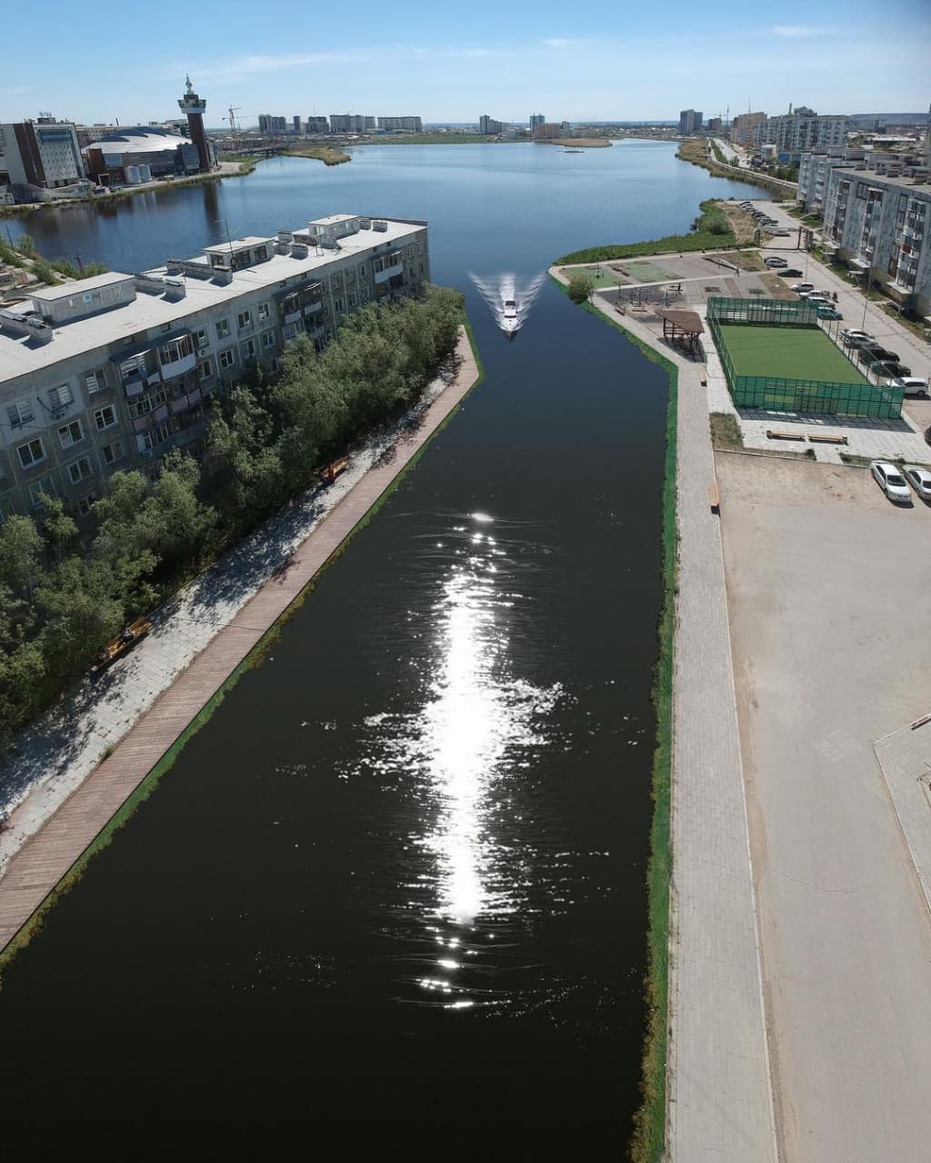 Городские каналы Якутска предложили расширить для запуска судов