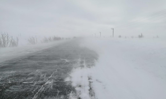 Порывы ветра до 15-20 м/с ожидаются в Булунском районе Якутии 29 января
