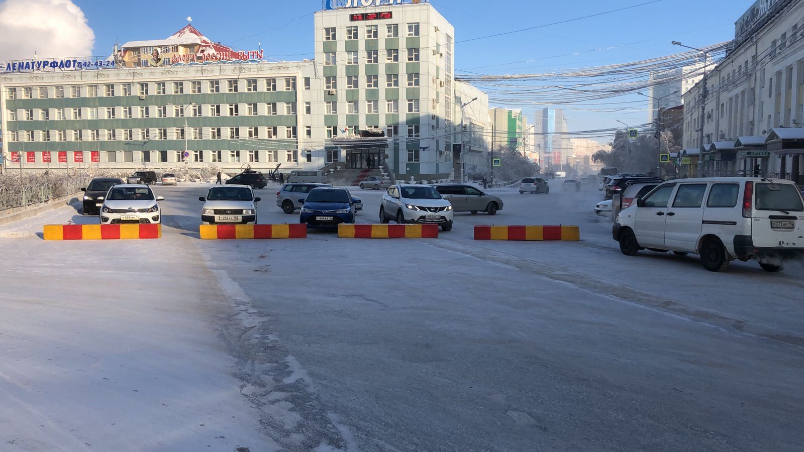Капитальный ремонт проспекта Ленина возобновили в Якутске