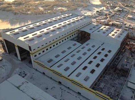 Блок корпусных производств строят на Жатайской судоверфи в Якутии