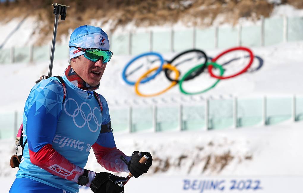 Сборная России по биатлону завоевала бронзу в смешанной эстафете на Олимпиаде в Пекине