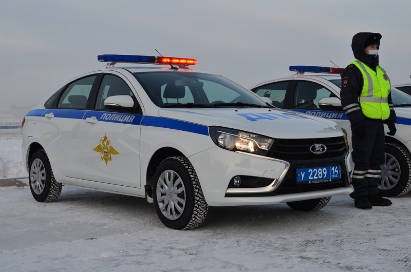 Госавтоинспекция Якутии получила новые патрульные автомобили