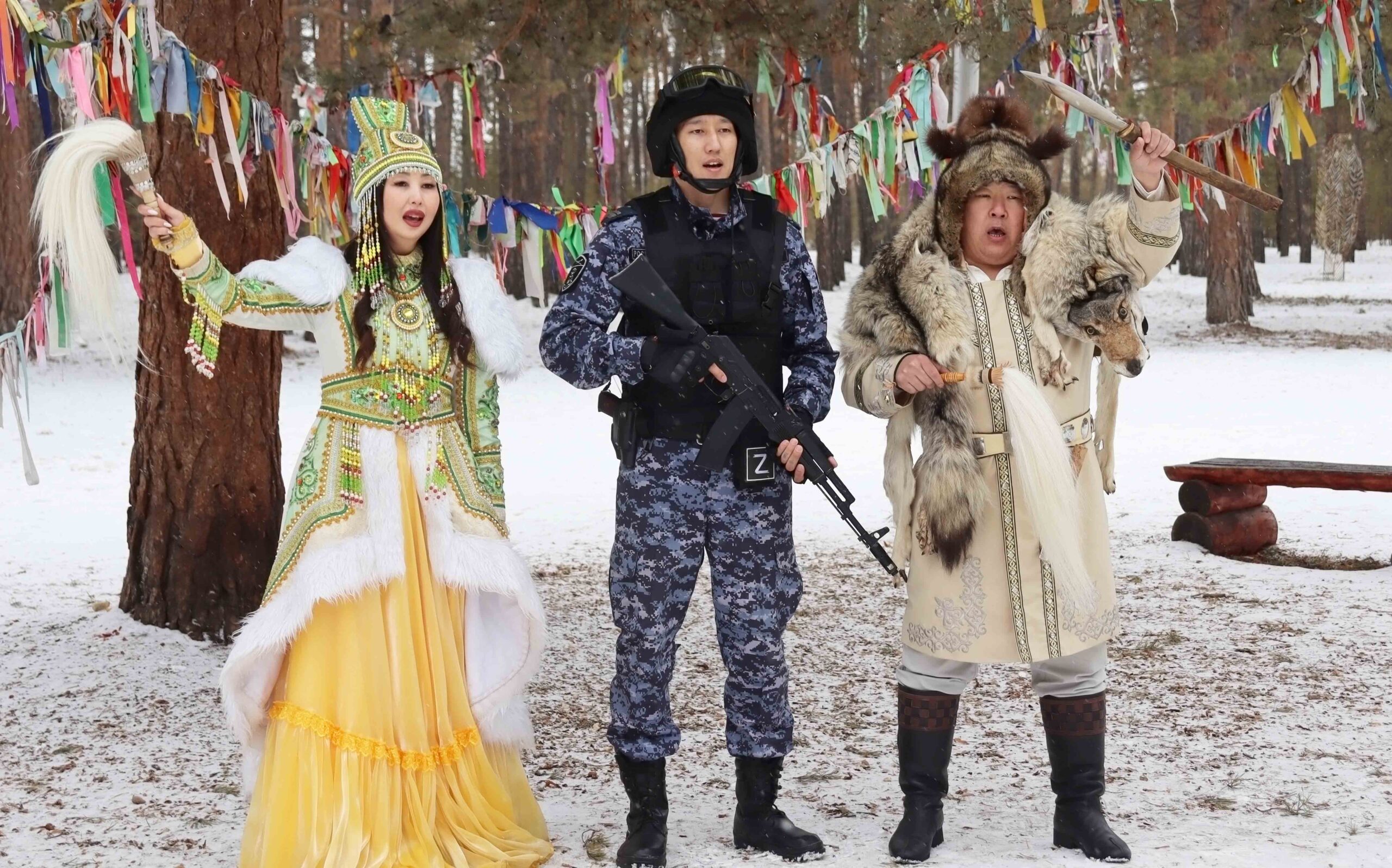 Росгвардейцы Якутии выпустили видеоролик в поддержку российских войск