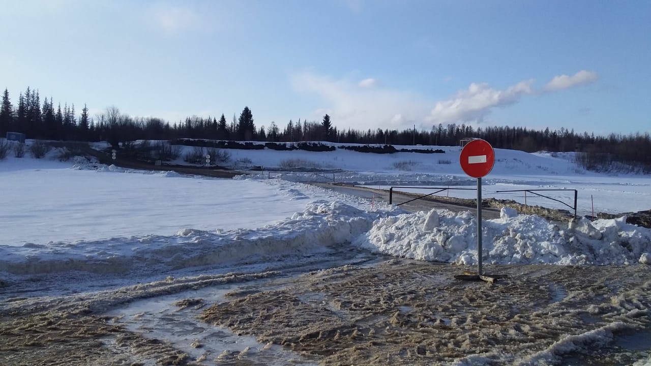 Переправу через реку Нюя закрыли в Ленском районе Якутии