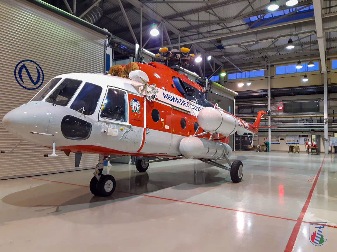 Вертолет лесопожарного центра «Север» начнет дежурство в Якутии в мае