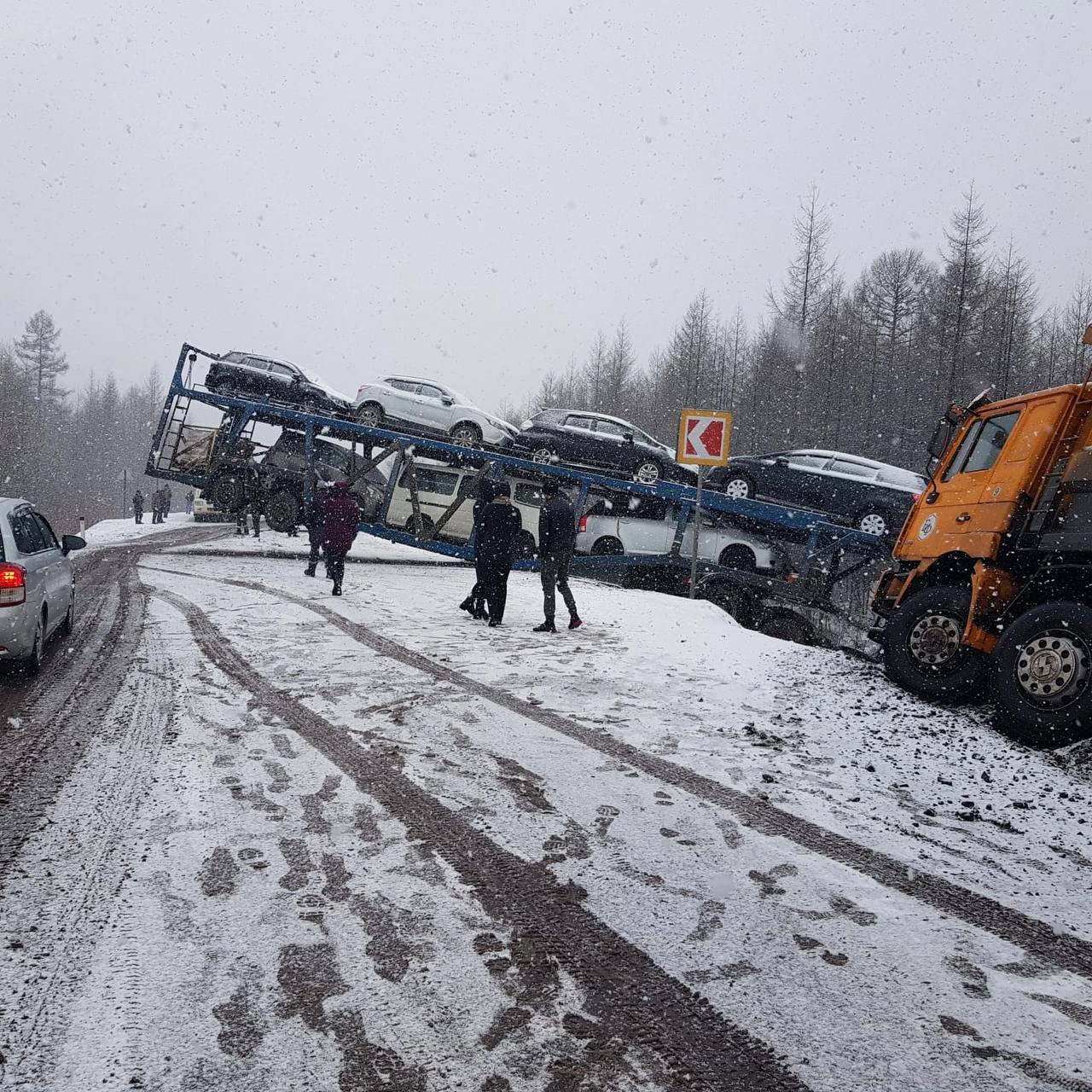 ДТП с участием автовоза произошло в Нерюнгринском районе Якутии