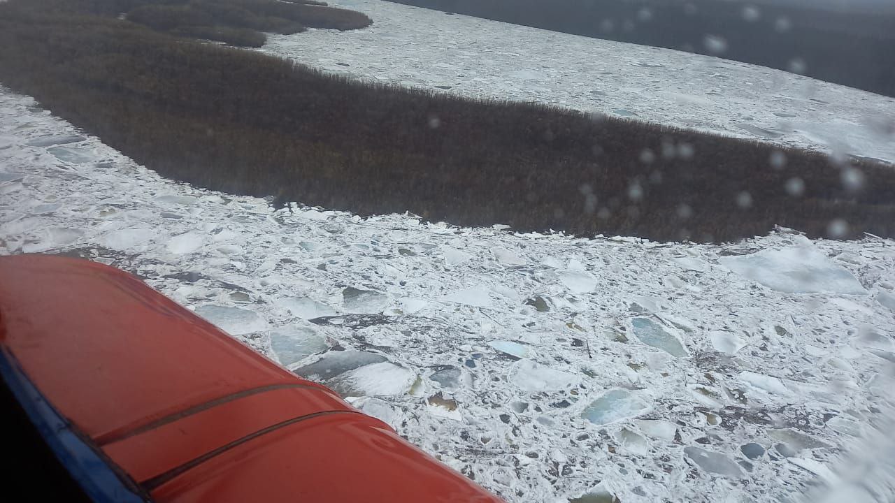 Ледоход на реке Лене в Якутии продвинулся на 155 км за сутки