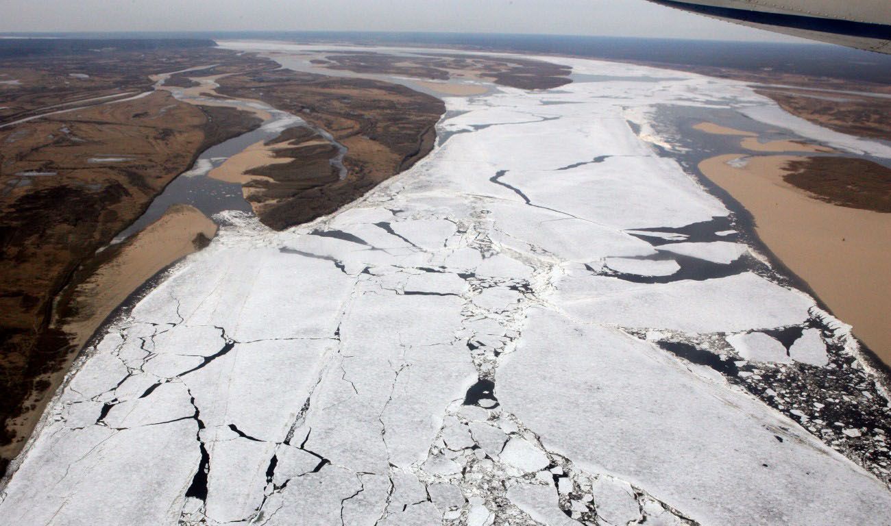 Информацию о ледоходе на территории Якутска опровергли в ЛБВУ