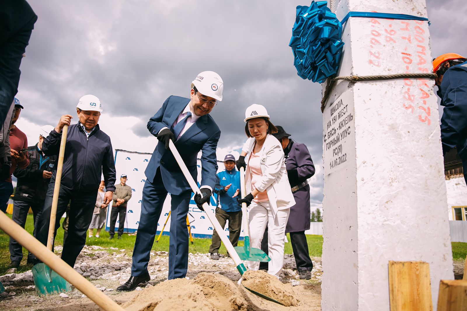 Новую школу начали строить в селе Бясь-Кюель Горного района Якутии