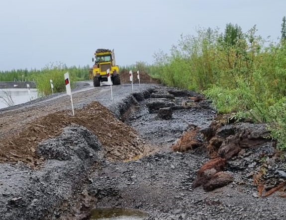 Работу по оценке ущерба, нанесенного дорогам из-за паводка, проведут в Верхоянском районе
