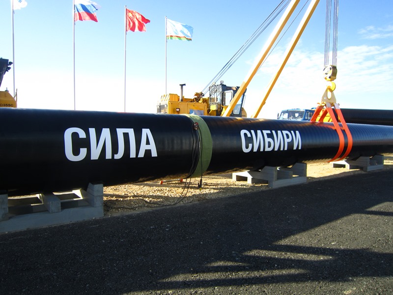 «Газпром» обновил рекорд суточного экспорта газа в Китай по газопроводу «Сила Сибири»