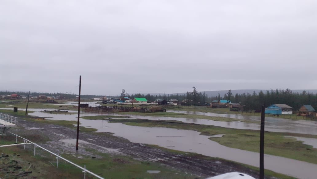 Уровни воды превысили критические в селе Суордах в Верхоянском районе Якутии