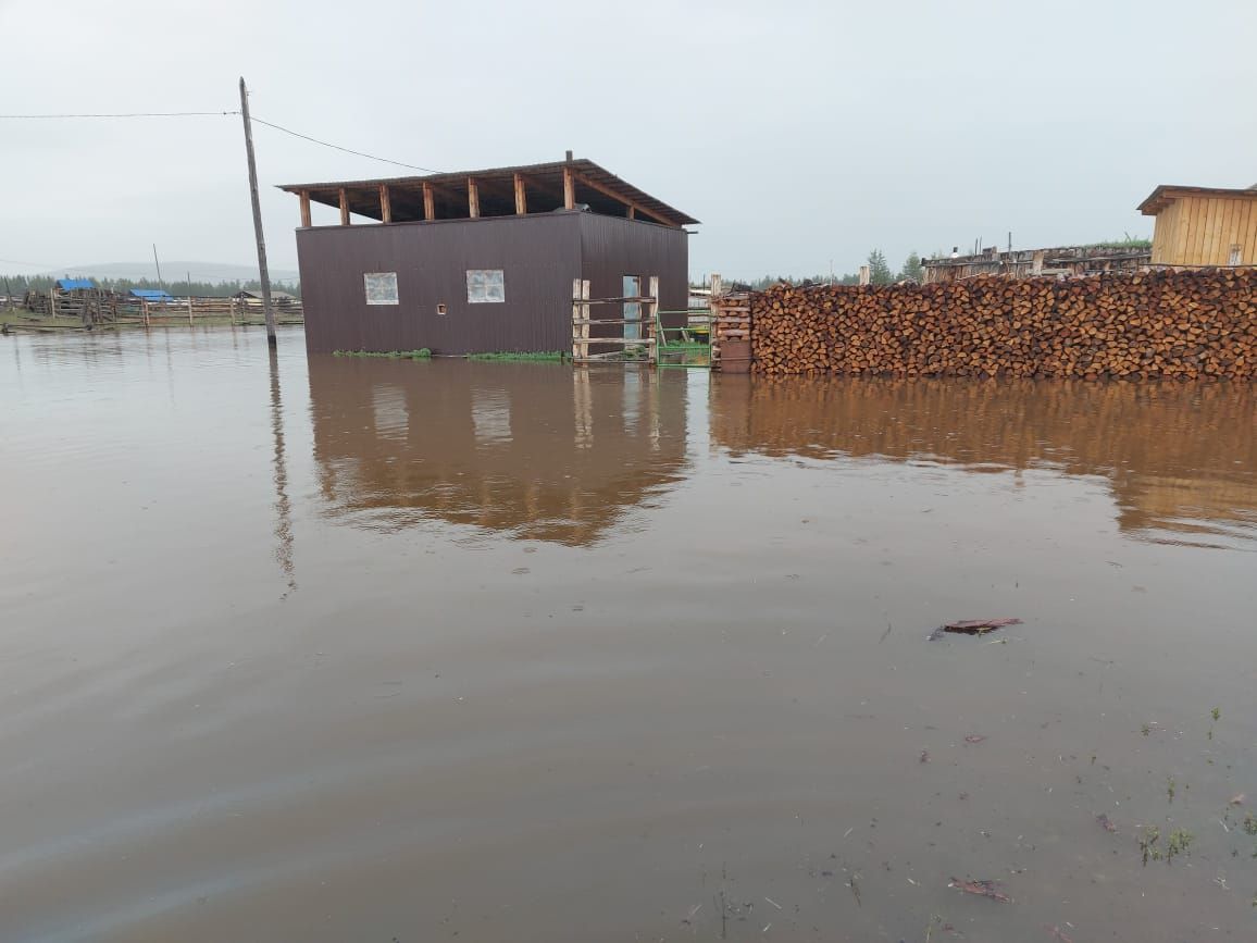 Село Бетенкес почти полностью затопило в Верхоянском районе Якутии