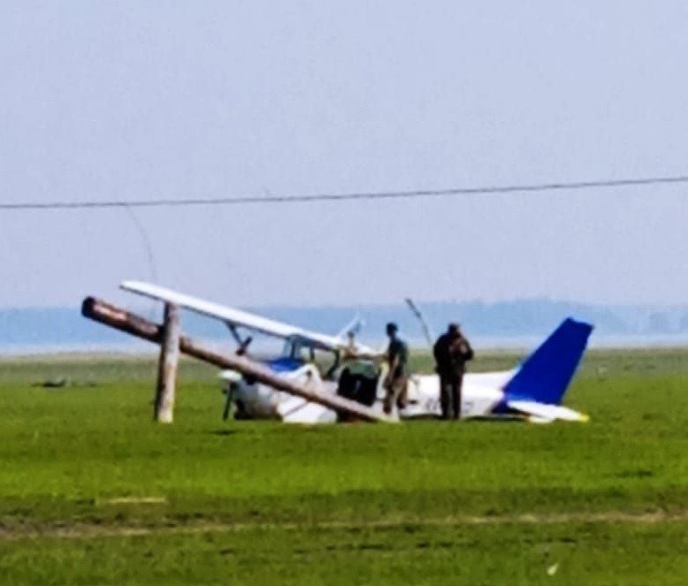 Воздушное судно Cessna-172 совершило жесткую посадку в Кобяйском районе Якутии