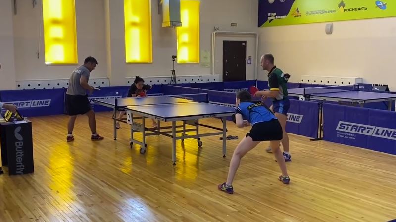 Денис Гаврилов и Валерия Владимирова стали победителями по настольному теннису на играх народов Якутии