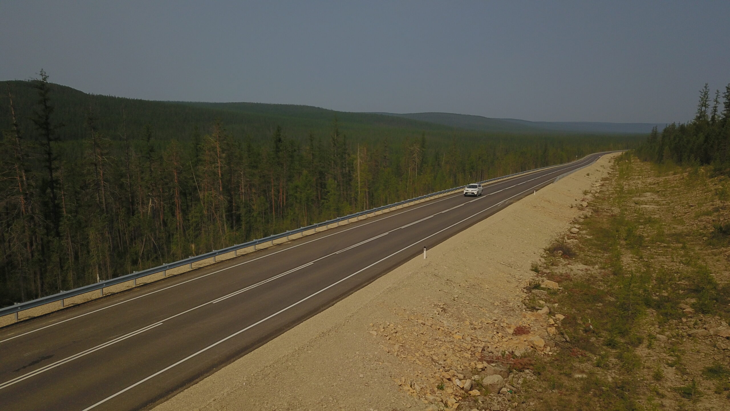 Движение по федеральной трассе «Лена» в Якутии осуществляется в штатном режиме