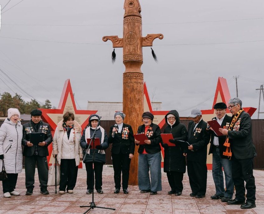 Сквер памяти ветеранов ВОВ открыли в Сайсарском округе Якутска