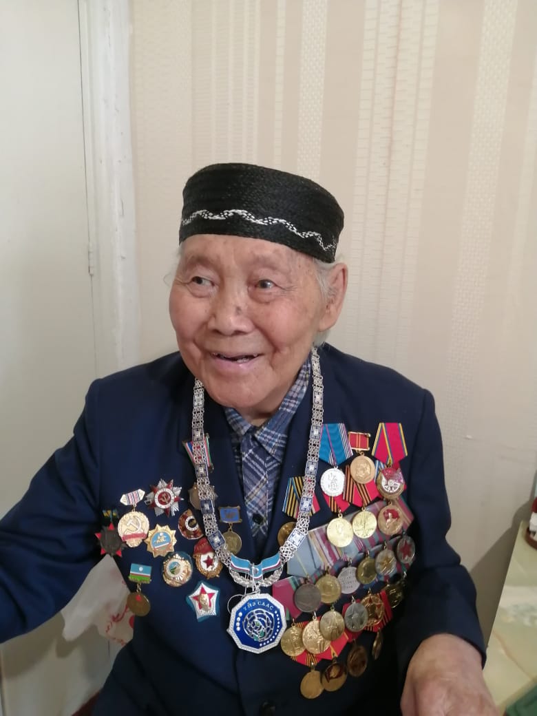 Ветеран ВОВ Семен Колтовской отмечает вековой юбилей в Якутске