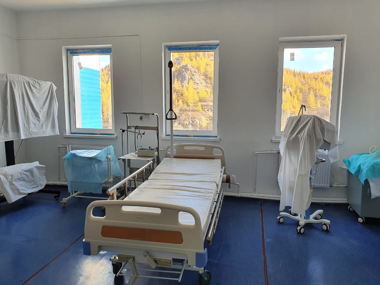 Капитальный ремонт проводят в больнице Анабарского района Якутии