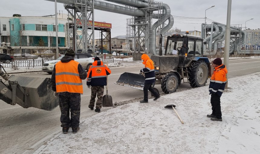 Свыше 1500 кубометров снега убрали с улиц Якутска
