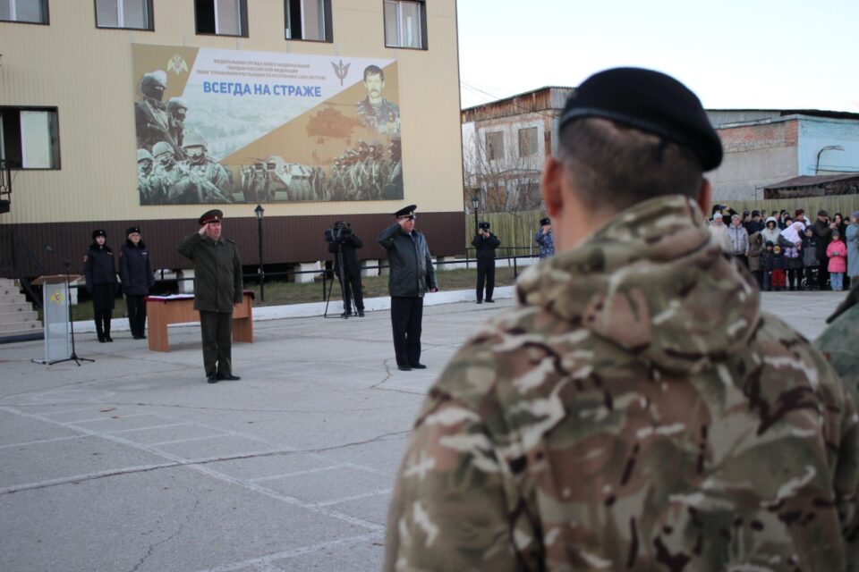 Бойцы Росгвардии, принимавшие участие в СВО, вернулись в Якутск