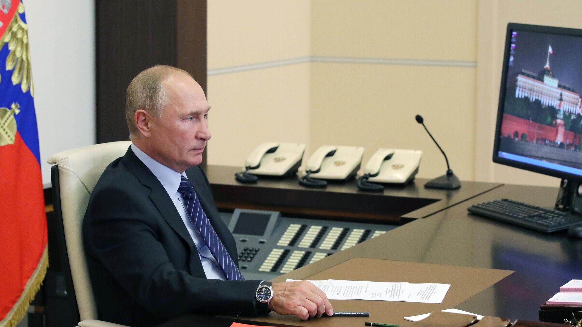 Путин примет участие в саммите ОДКБ в режиме видеоконференции