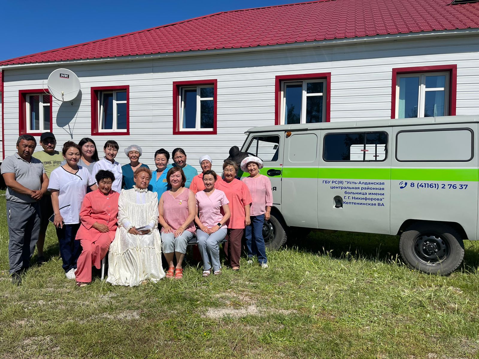 Модульная врачебная амбулатория начала работу в Усть-Алданском районе Якутии