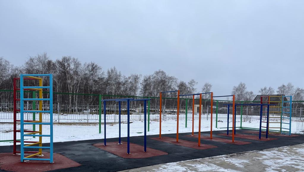 Новая детская спортивная площадка открылась в Горном районе Якутии