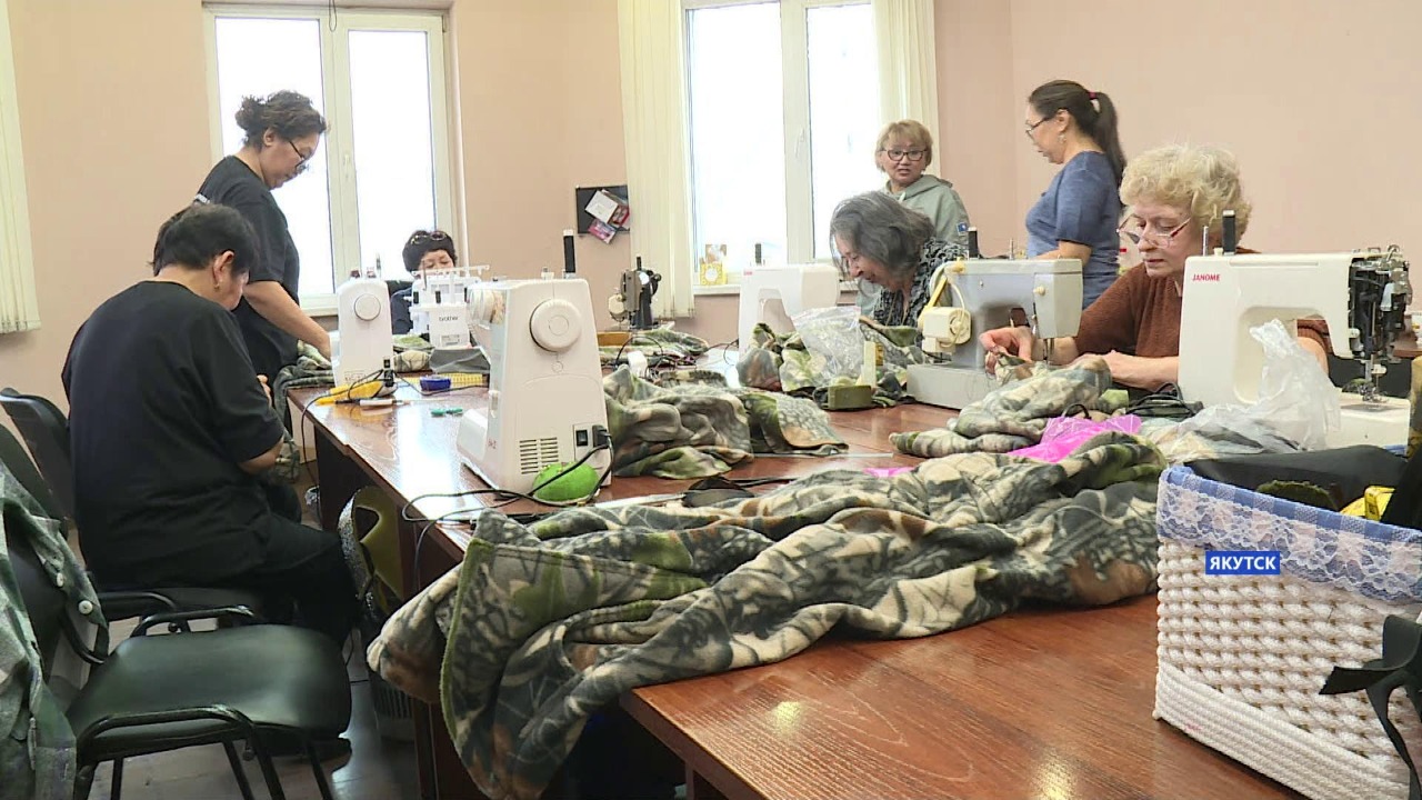 Второй цех по пошиву обмундирования для мобилизованных граждан открыли в технопарке «Якутия»