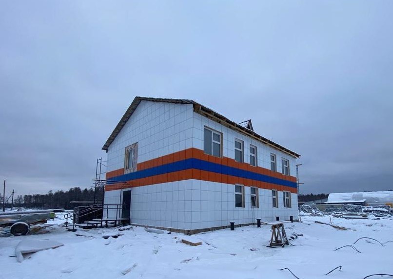 Новое здание поисково-спасательного отряда строят в якутском Верхневилюйске