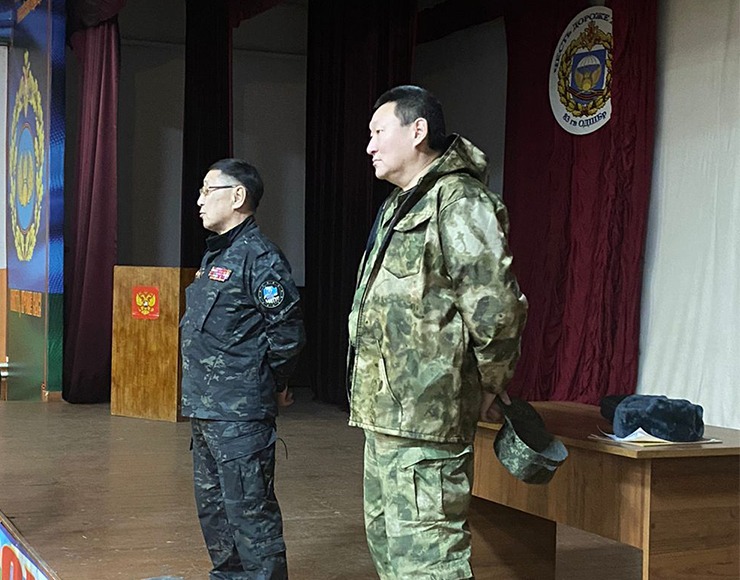 Ветераны боевых действий встретились с мобилизованными из Якутии