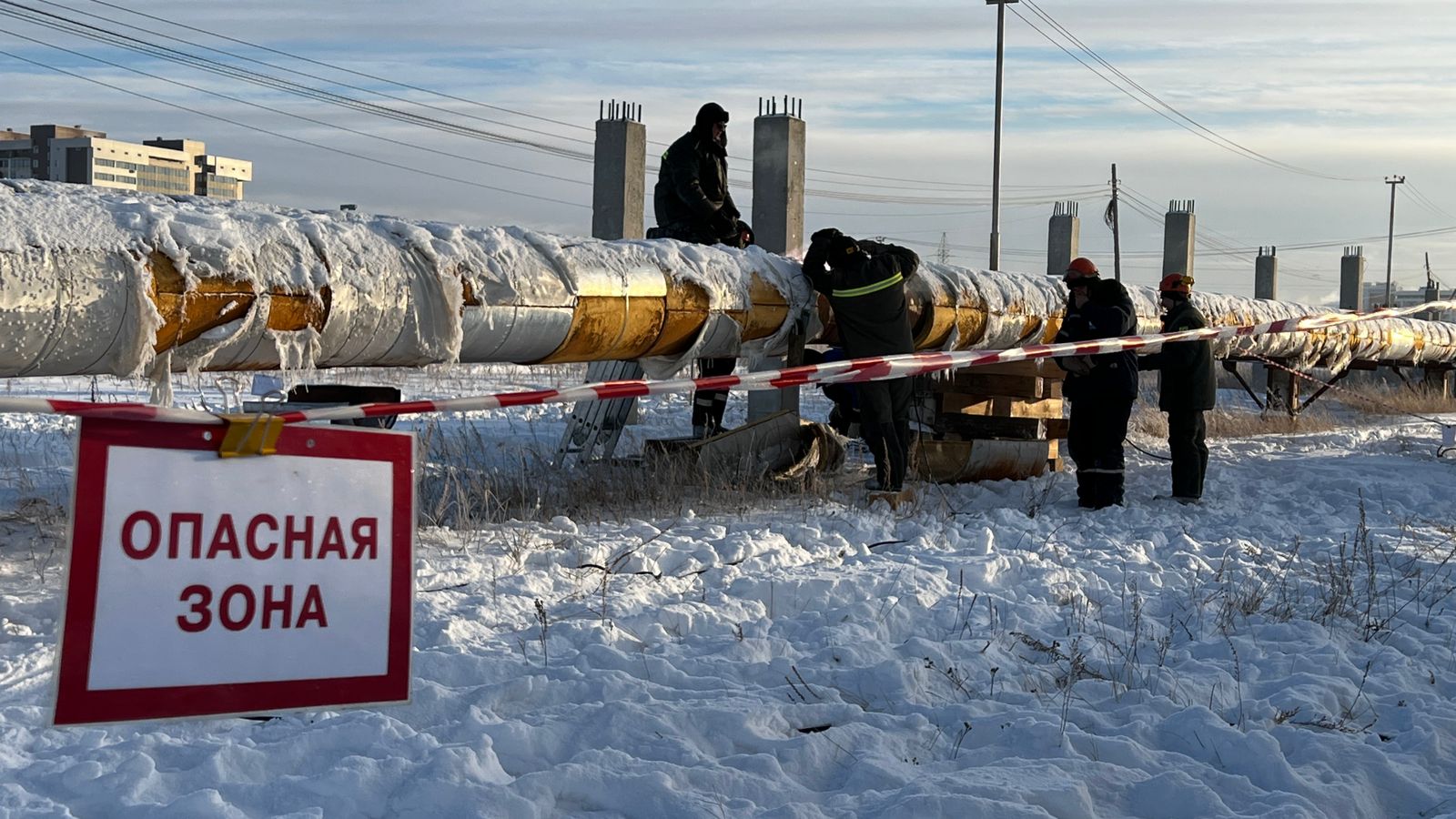 Работы на магистральной линии теплосети завершили в Якутске